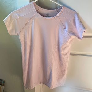 Athleta Girl Tee Light Pink Barely worn